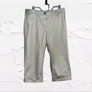 Talbots | Cotton Boyfriend Cropped Pants